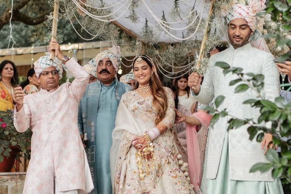 Bride's entry