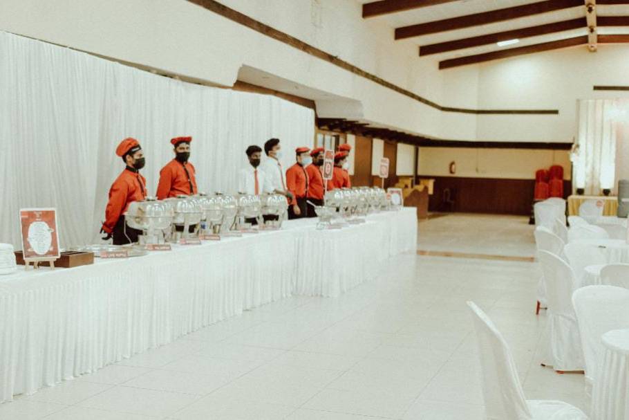 Catering setup