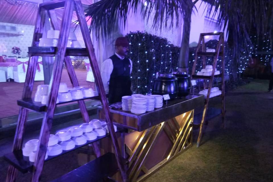 Catering setup